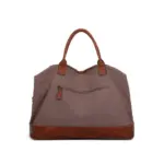 HomoraZweifarbigeLeder-Reisetasche6 HomoraZweifarbigeLeder Reisetasche6