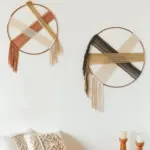 Hoop Round Hand Woven Cotton Macrame Tapestry