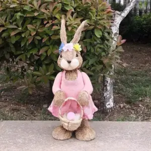 HoppyHearts - Easter Bunny Couple Ornament