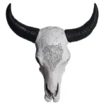 Horn Cow Skull Head Wall Hanging Decor