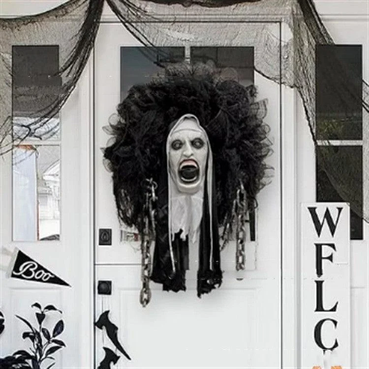 Horror Movie Garland Halloween Unique Decorative Mask Doorplate -  - #tag1#