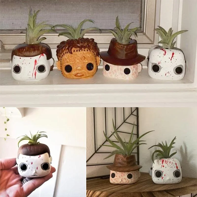Horror Movie Planter Mini Planter Gift -  - #tag1#