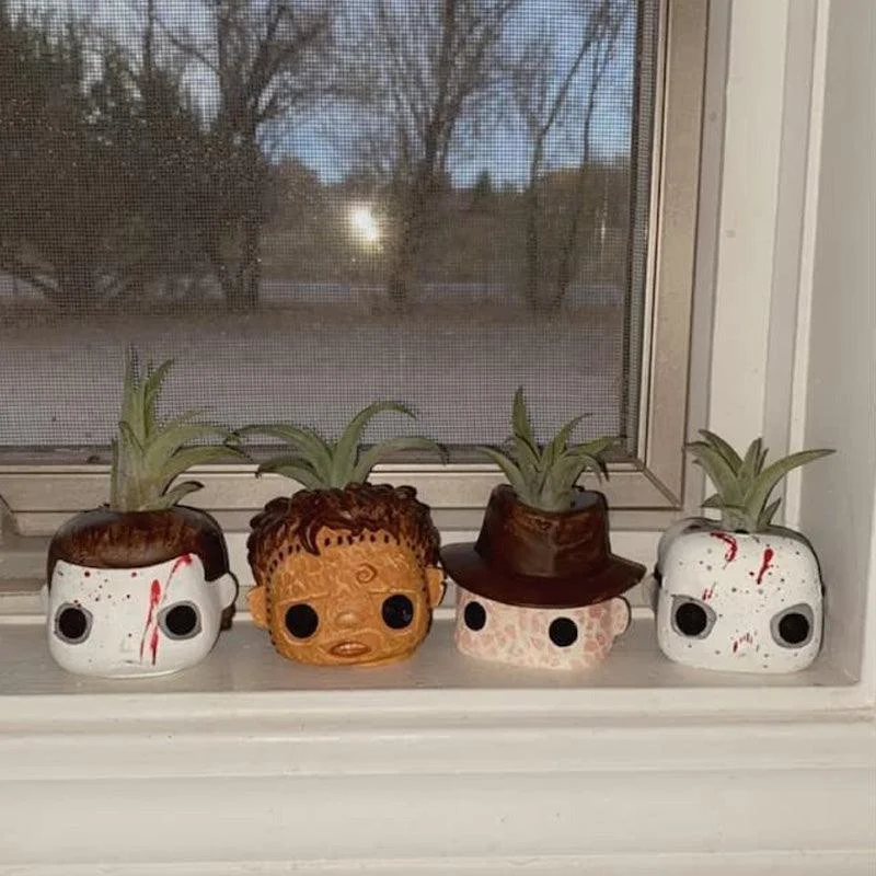 Horror Movie Planter Mini Planter Gift -  - #tag1#
