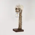 Horror_Skull_with_Spine_Lamp_-_-4297891 Horror Skull with Spine Lamp