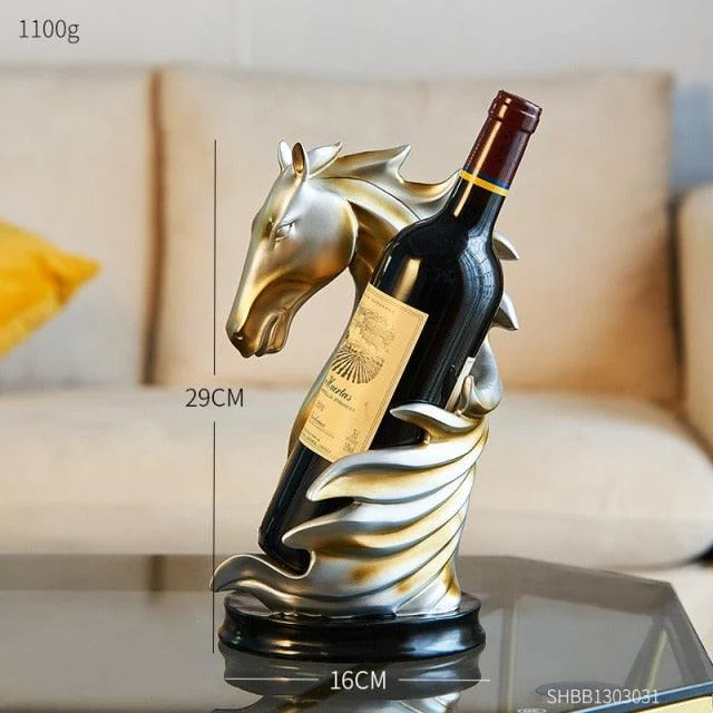 Horse Shaped Wine Holder - Homeko