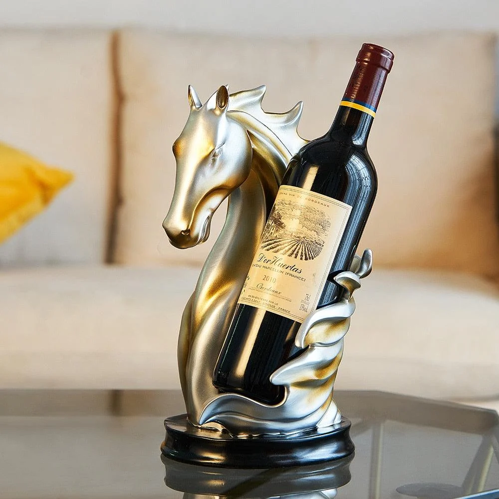 Horse Shaped Wine Holder - Homeko