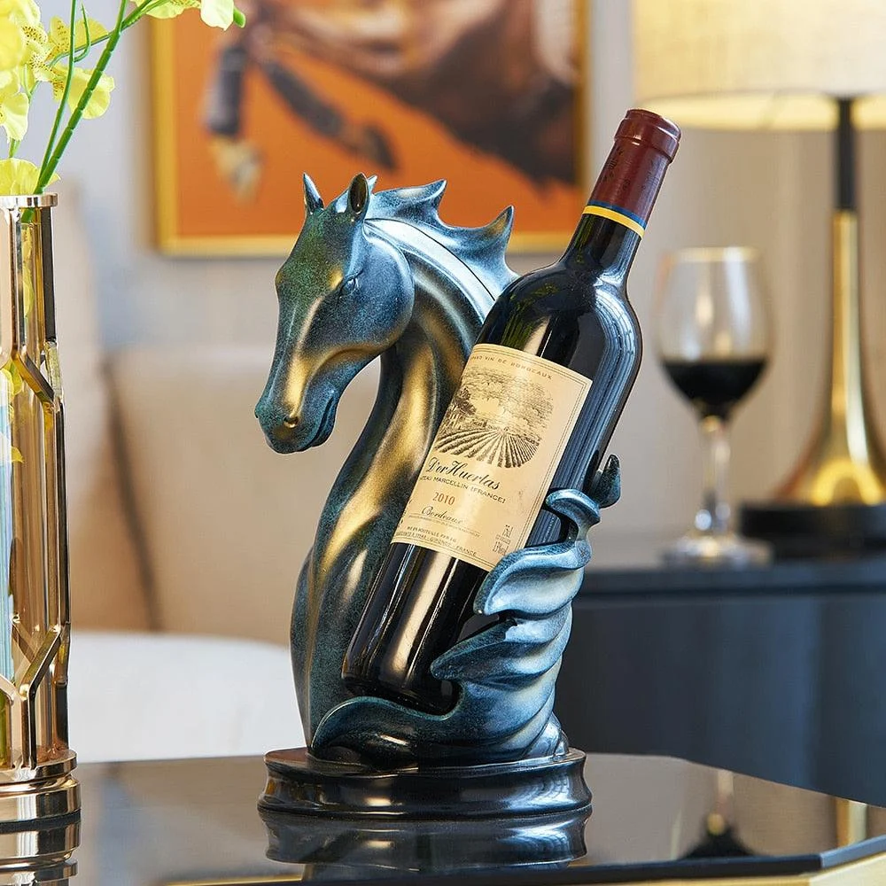 Horse Shaped Wine Holder - Homeko