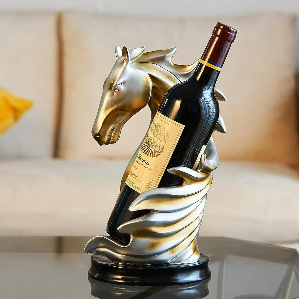 Horse Shaped Wine Holder - Homeko