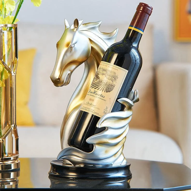 Horse Shaped Wine Holder - Homeko