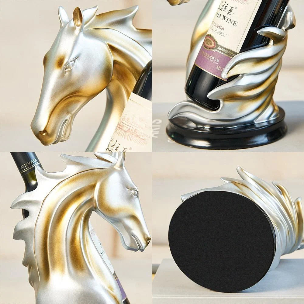 Horse Shaped Wine Holder - Homeko