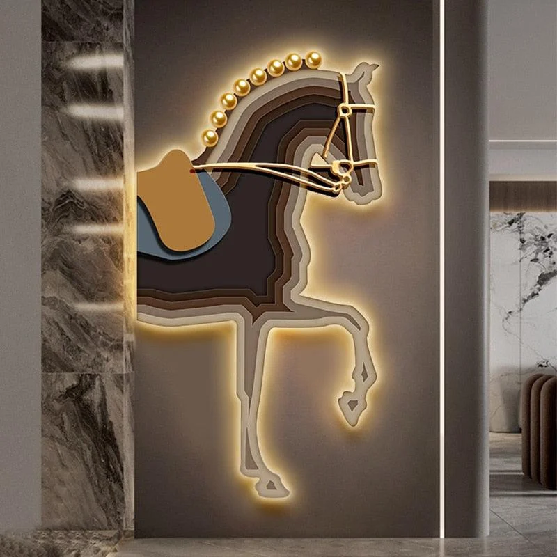 Horse LED Wall Lamp -