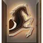 Horse LED Wall Lamp