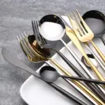 Hot Sale 4 pieces Mirror light Portuguese Dinnerware 304 Stainless Steel Western Cutlery Kitchen Food Tableware a7393d50 7dca 4a24 908f 16f6b022af07