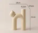 Hot Instagram Aesthetic Ceramic Cat Vase