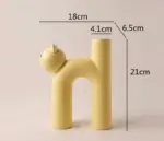 Hot Instagram Aesthetic Ceramic Cat Vase