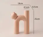 Hot Instagram Aesthetic Ceramic Cat Vase