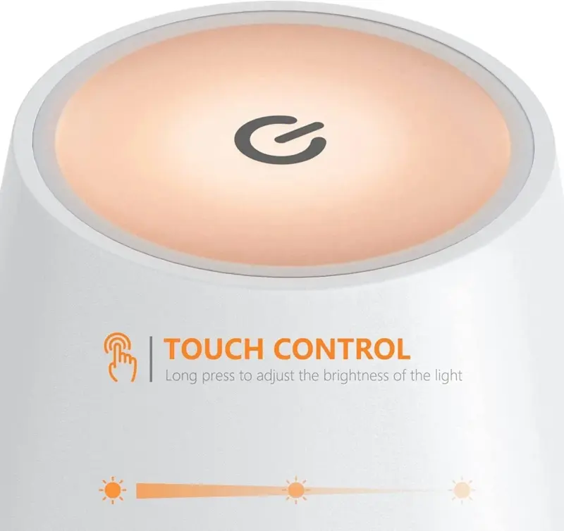 Hotel Style Cordless Touch Lamp