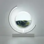 Hourglass Table Lamp with LED Lighting tag1