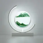 Hourglass Table Lamp with LED Lighting tag1