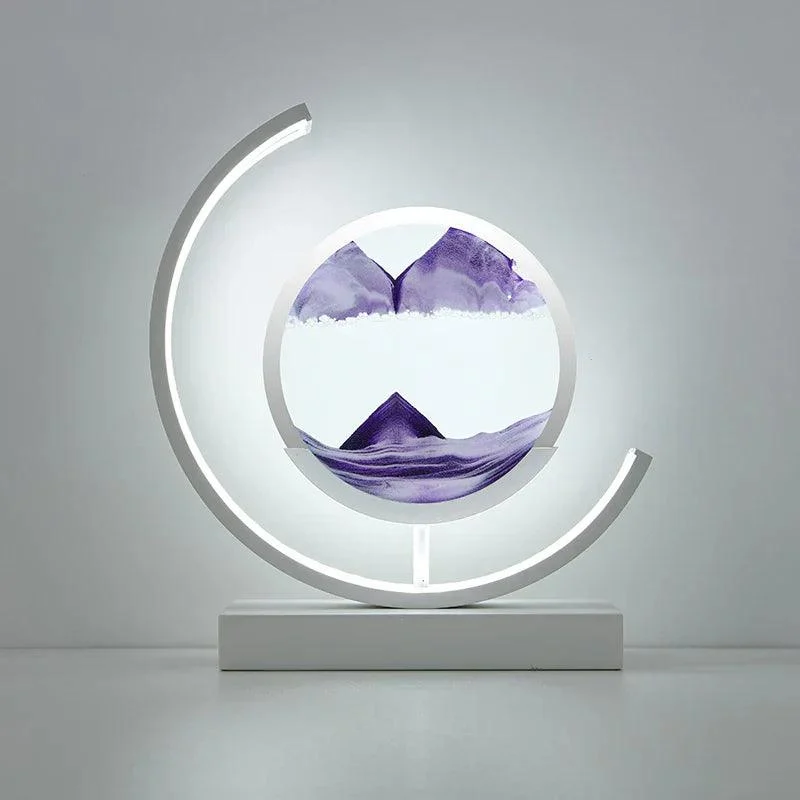 Hourglass Table Lamp with LED Lighting -  - #tag1#