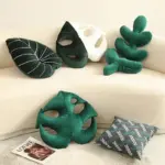 Houseplant Leaf Pillow