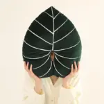 Houseplant Leaf Pillow