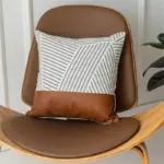 Housse de coussin en coton d coration nordique pour la maison 45x45cm 35x50cm Faux cuir marron 6da55fc9 0727 4cbe 8910 33e2eca6d6d5