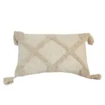 Housse de coussin style boh mien taie d oreiller avec pompon Beige nordique lombaire d coration f6ad7de5 c5dc 471d bac5 40dfcf1bda71
