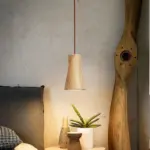 Hout Hanglamp Nordic Home Decoratieve Hanglamp Voor Slaapkamer Bed Studeerkamer Indoor Decor Verlichting Armatuur