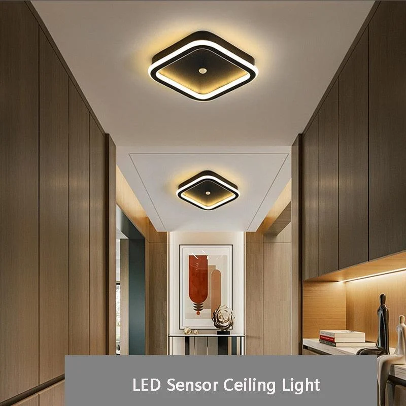 Human PIR Motion Sensor LED Ceiling Lamp for Bedroom Corridor -  - #tag1#