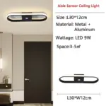 Human PIR Motion Sensor LED Ceiling Lamp for Bedroom Corridor tag1