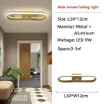 Human PIR Motion Sensor LED Ceiling Lamp for Bedroom Corridor tag1