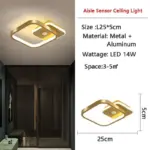 Human PIR Motion Sensor LED Ceiling Lamp for Bedroom Corridor tag1