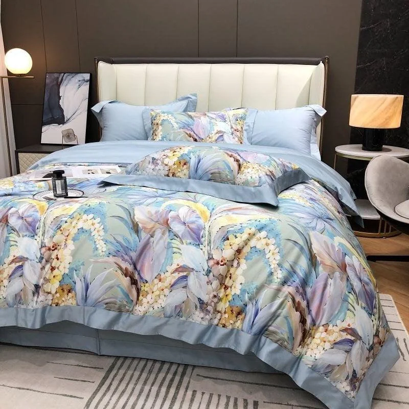 Hydrangea Haven Duvet Cover Set (Egyptian Cotton) -  - #tag1#