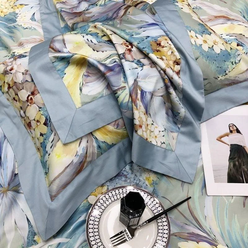 Hydrangea Haven Duvet Cover Set (Egyptian Cotton) -  - #tag1#