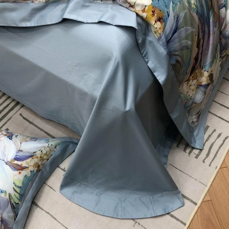 Hydrangea Haven Duvet Cover Set (Egyptian Cotton) -  - #tag1#