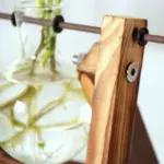 Hydroponic Vintage Flower Vases Plant Vase Creative Wooden Frame Decorative Home Bonsai Decor Transparent Glass Tabletop a5bb59ee 4777 4b79 9f9a c96bf3cf1202