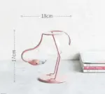 Hydroponic Glass Flamingo Vase