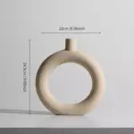 Hygge Abstract Ceramic Vase