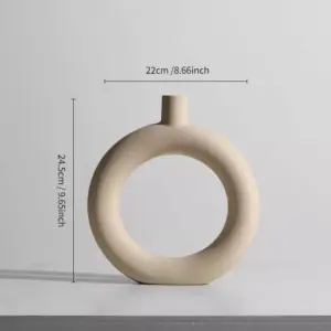 Hygge Abstract Ceramic Vase