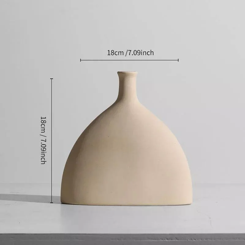 Hygge Abstract Ceramic Vase -