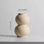 Hygge Abstract Ceramic Vase
