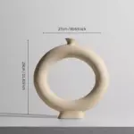 Hygge Abstract Ceramic Vase