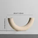 Hygge Abstract Ceramic Vase