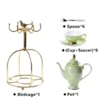 IMPERIAL TEACUP COLLECTION SET tag1
