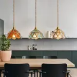 IPkEVintage Kleurrijk Glas Luxe Hanger Licht Restaurant Bar Decoratie Ophanging Luminair Plafond Hangende Lamp Koffie Kroonluchter