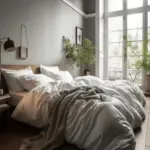 Ibrahim a cozy bedroom with a fluffy white duvet and white shee 19dda4c5 d491 4a2a 9c79 78d44e18ced0