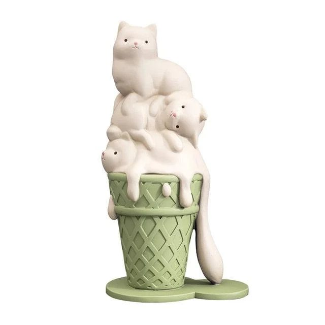 Ice Cream Cat Decor - Homeko