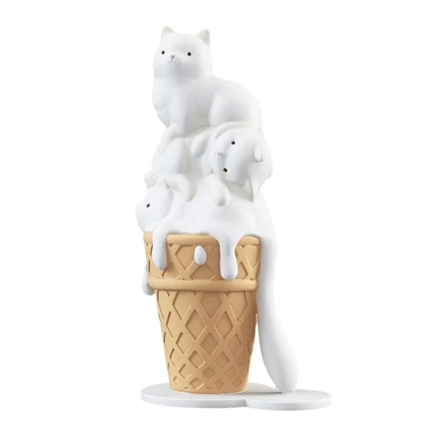 Ice Cream Cat Decor - Homeko