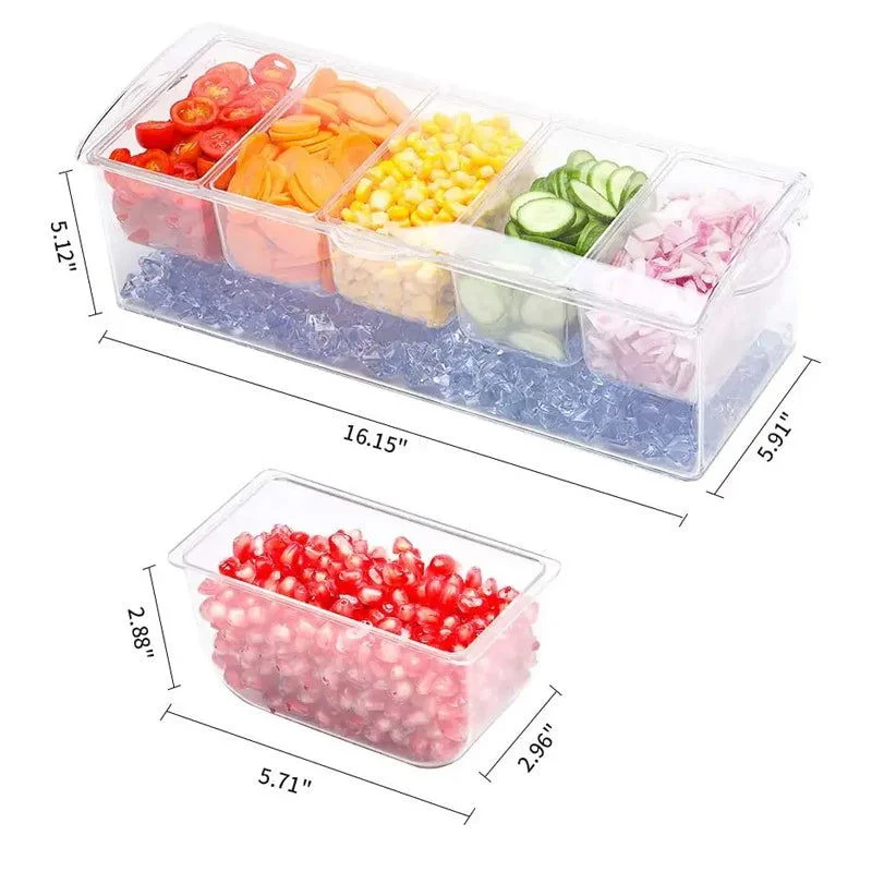 Ice Chilled Condiment Tray Set -  - #tag1#